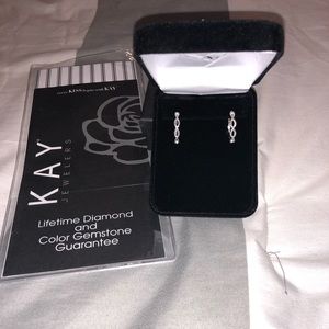 Diamond Hoop Earrings